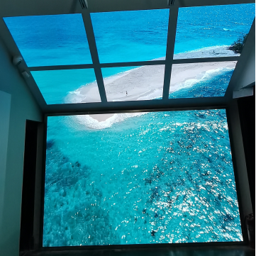 銘新街P1.86安裝完畢，0.96x0.96x6，3.2x2.08m