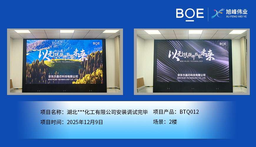 湖北***化工有限公司安裝調(diào)試完畢